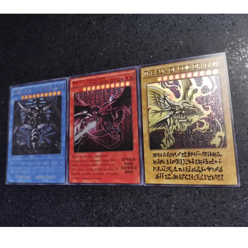 BộThẻ bài Tam thần Obelisk - Slifer - Ra  -Manga  Ultimate  Rare