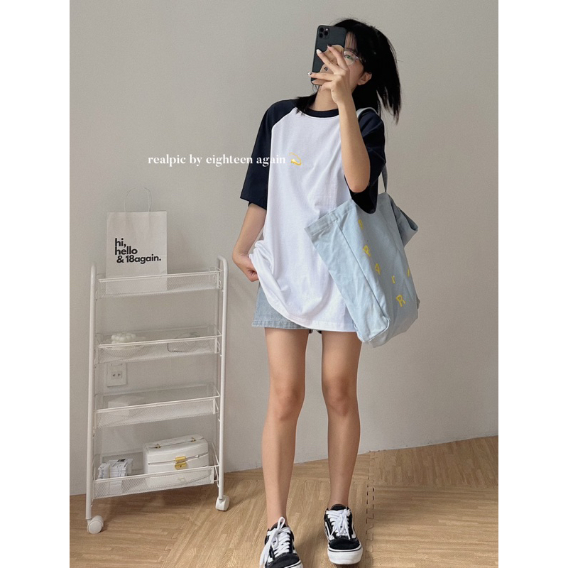 Áo thun Raglan Oversize Shirt - Eighteen Again