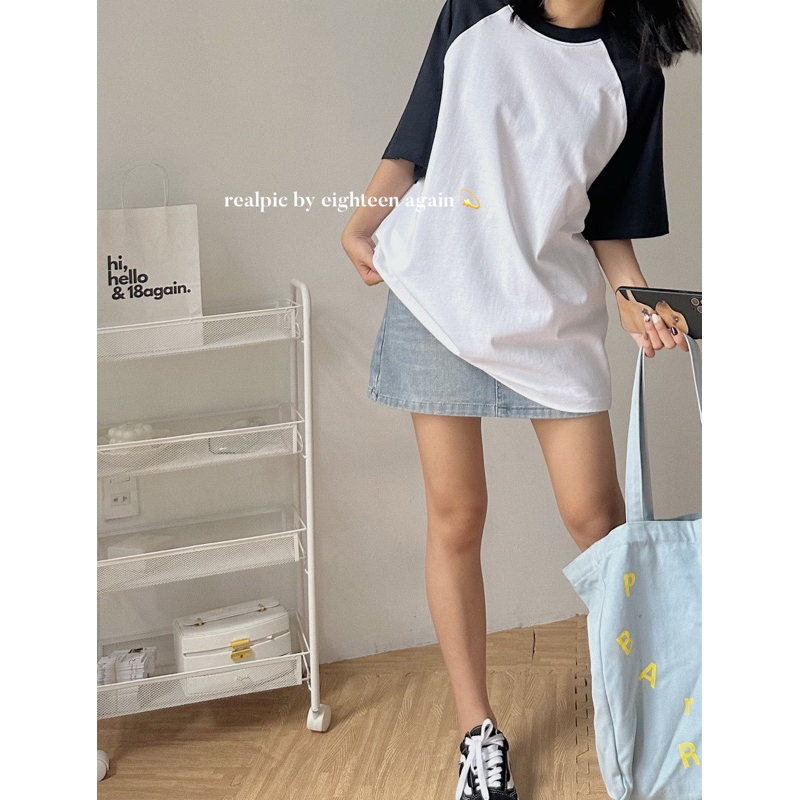 Áo thun Raglan Oversize Shirt - Eighteen Again