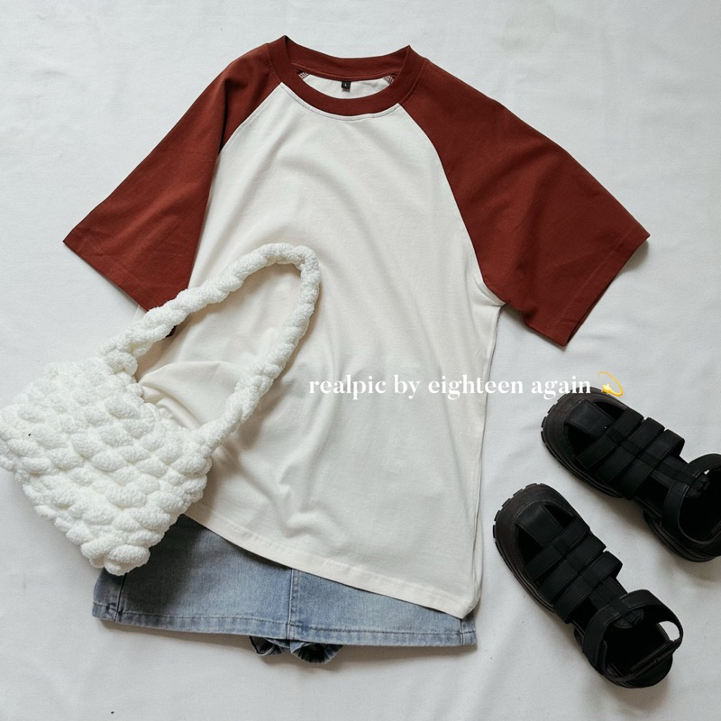 Áo thun Raglan Oversize Shirt - Eighteen Again