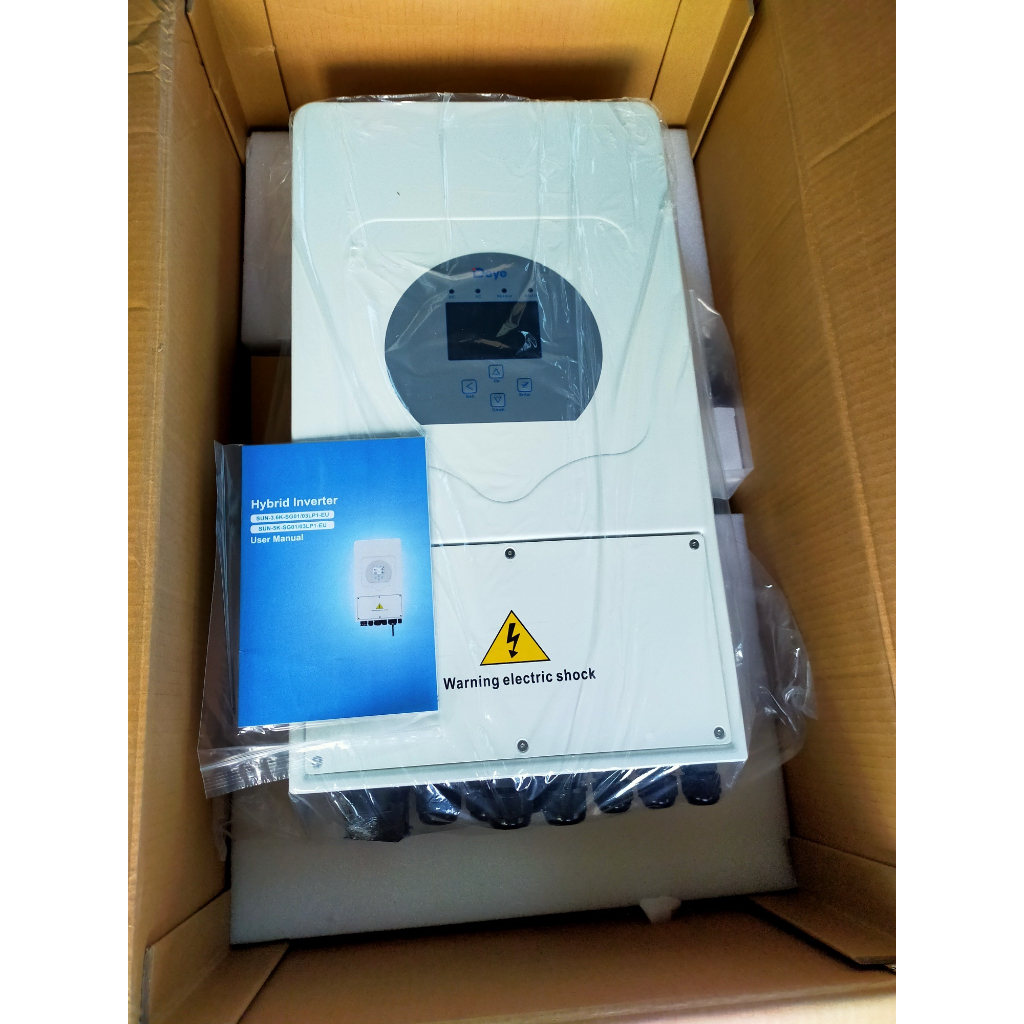 INVERTER HYBRID DEYE 5KW - BIẾN TẦN DEYE HÒA LƯỚI CÓ LƯU TRỮ - SUN-5K-SG04/LP1-EU