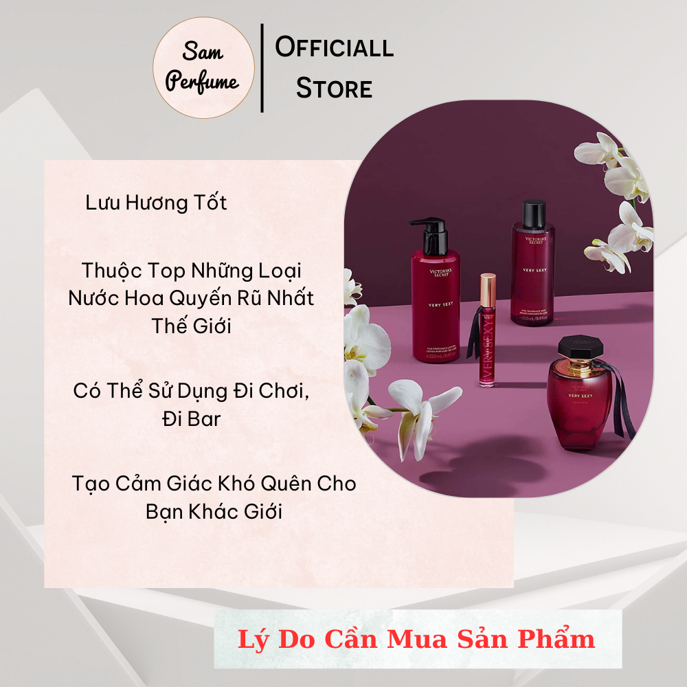 Nước hoa nữ Victoria's Secret Very Sexy chiết 10ml đẳng cấp quyến rũ | Sam Perfume