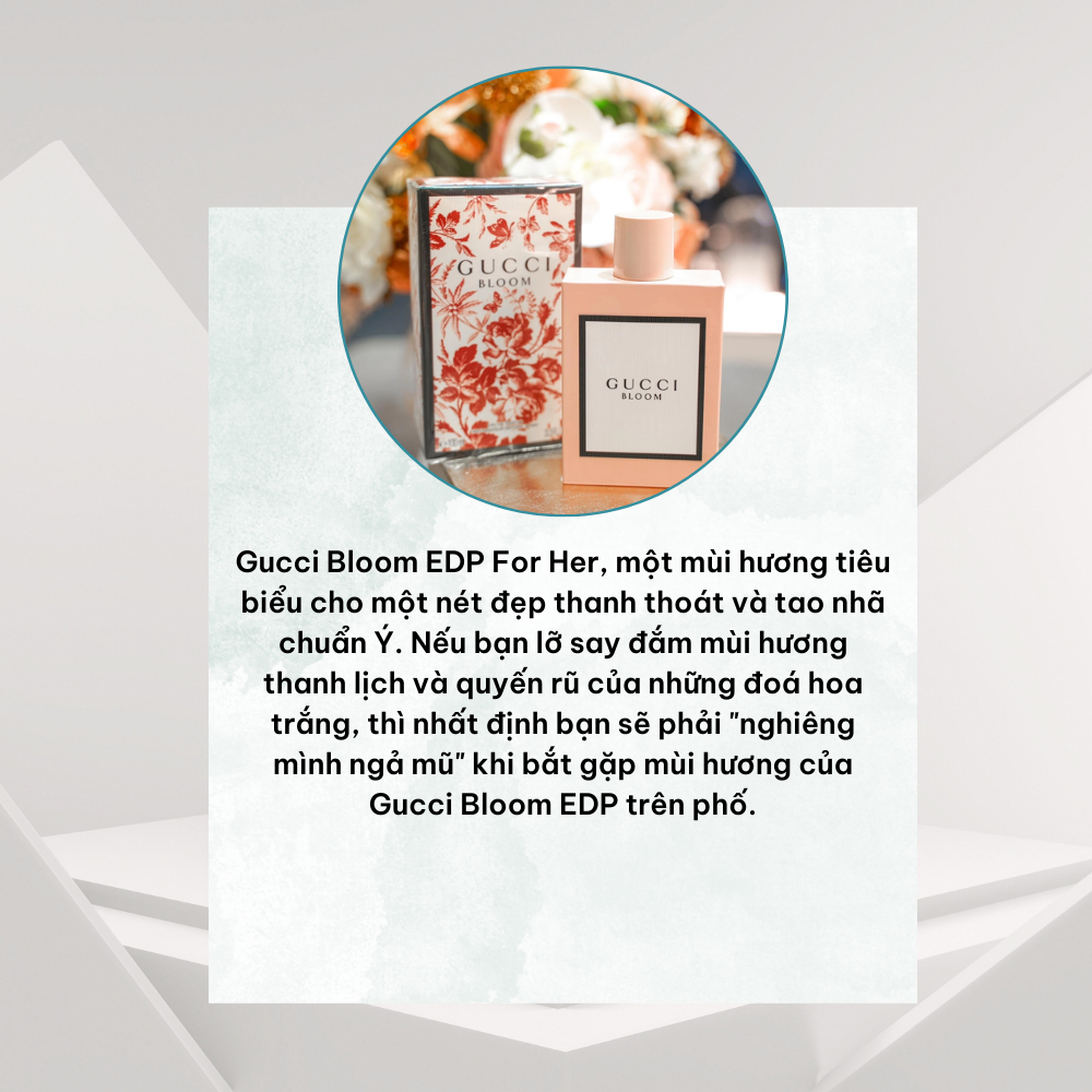 Nước hoa nữ Gucci Bloom EDP mẫu thử 10ml sang trọng tươi mát | Sam Perfume