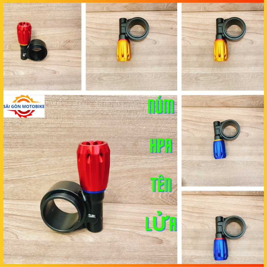 Tăng chỉnh áp suất cho phuộc sau xe máy✍ Núm HPA đủ màu ( Bên Trái )