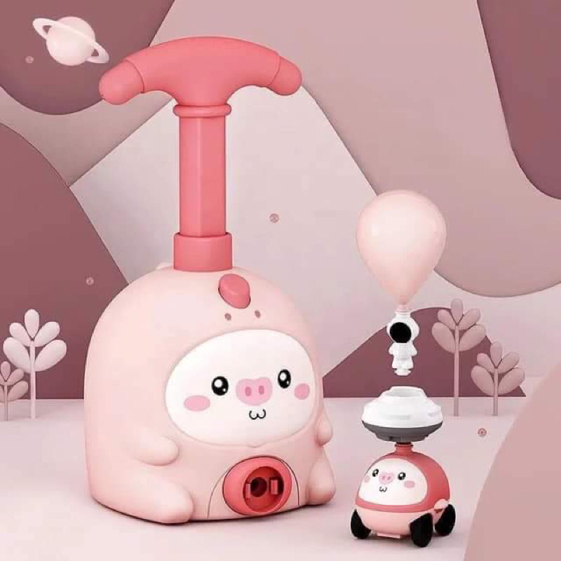 Đồ chơi- Bơm bóng có trợ lực phi hành gia cực đáng yêu cho bé- Shop giao màu ngẫu nhiên