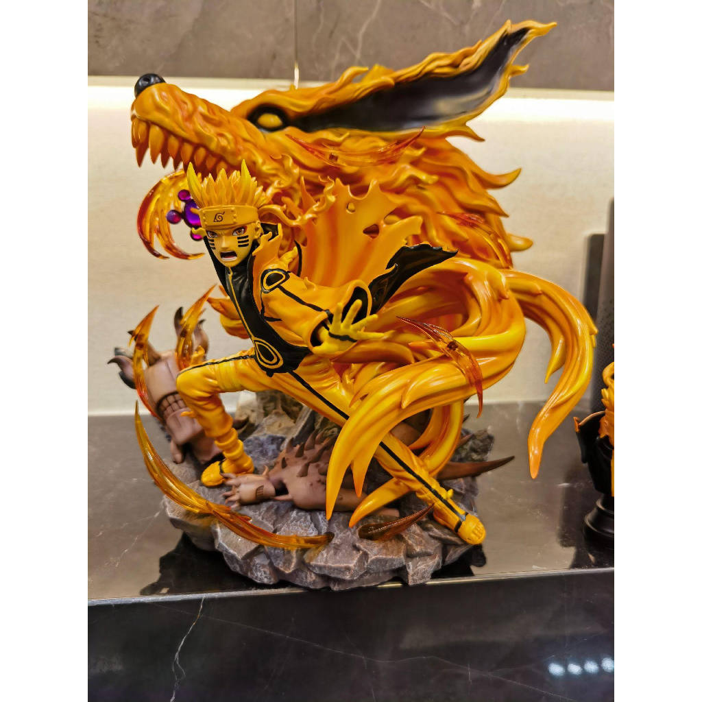 Mô hình, Figure Naruto trạng thái Jinchuriki & Cửu vĩ Kurama tư thế chiến đấu siêu đẹp cao 29cm - Fullbox Toz Store