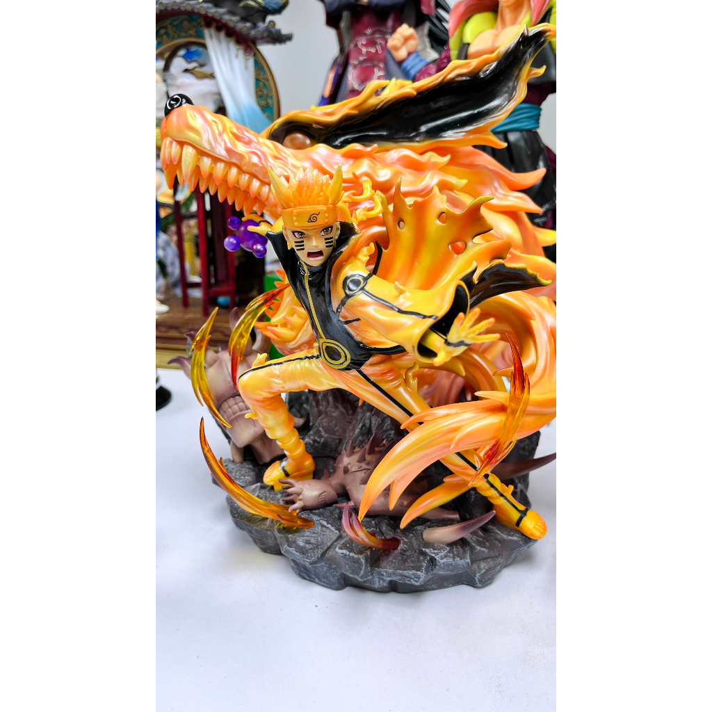 Mô hình, Figure Naruto trạng thái Jinchuriki & Cửu vĩ Kurama tư thế chiến đấu siêu đẹp cao 29cm - Fullbox Toz Store