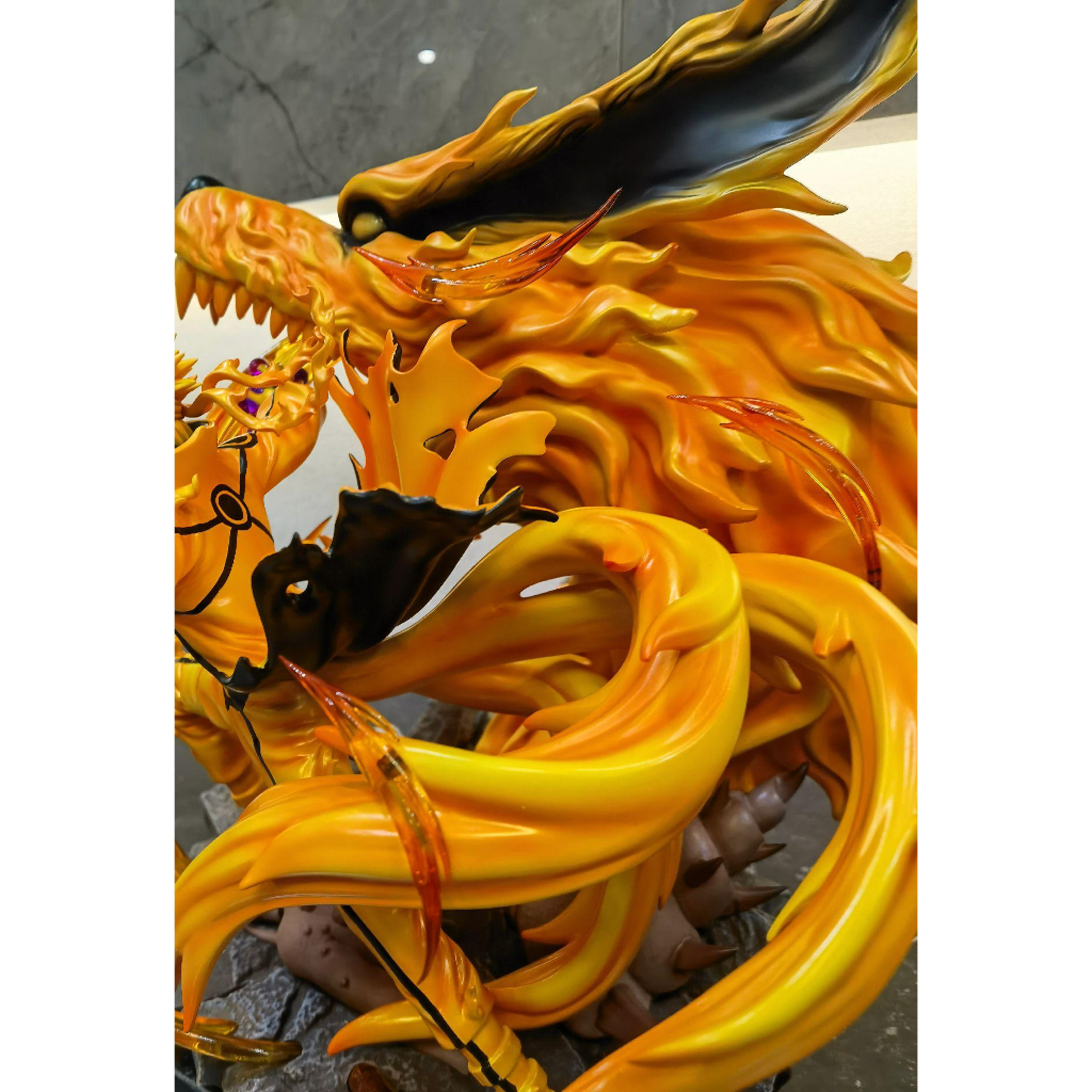 Mô hình, Figure Naruto trạng thái Jinchuriki & Cửu vĩ Kurama tư thế chiến đấu siêu đẹp cao 29cm - Fullbox Toz Store