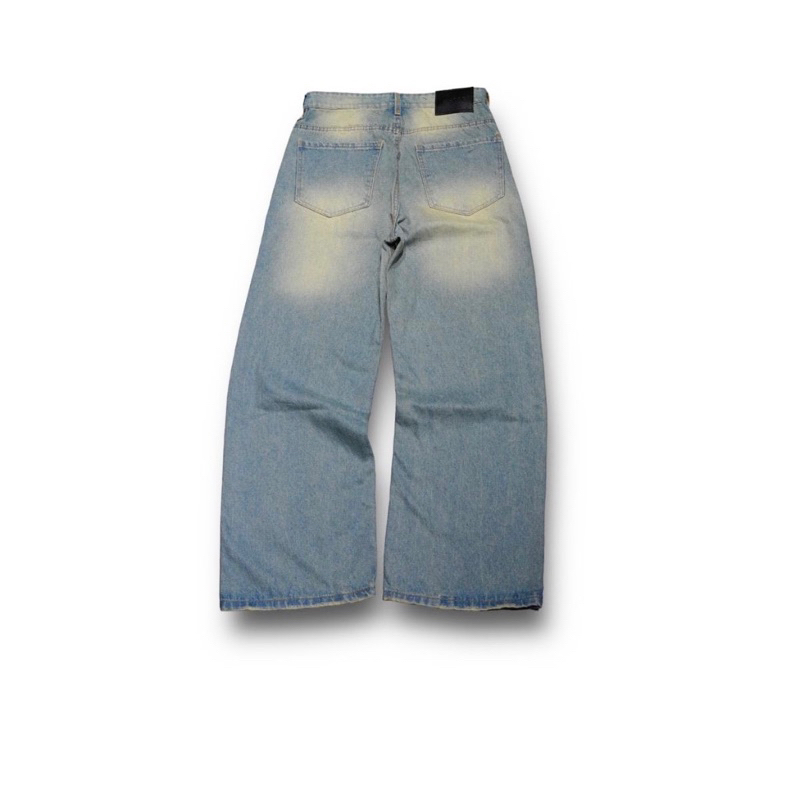 SKY BLUE BAGGY JEANS - Quần jeans Whose ống rộng 1116