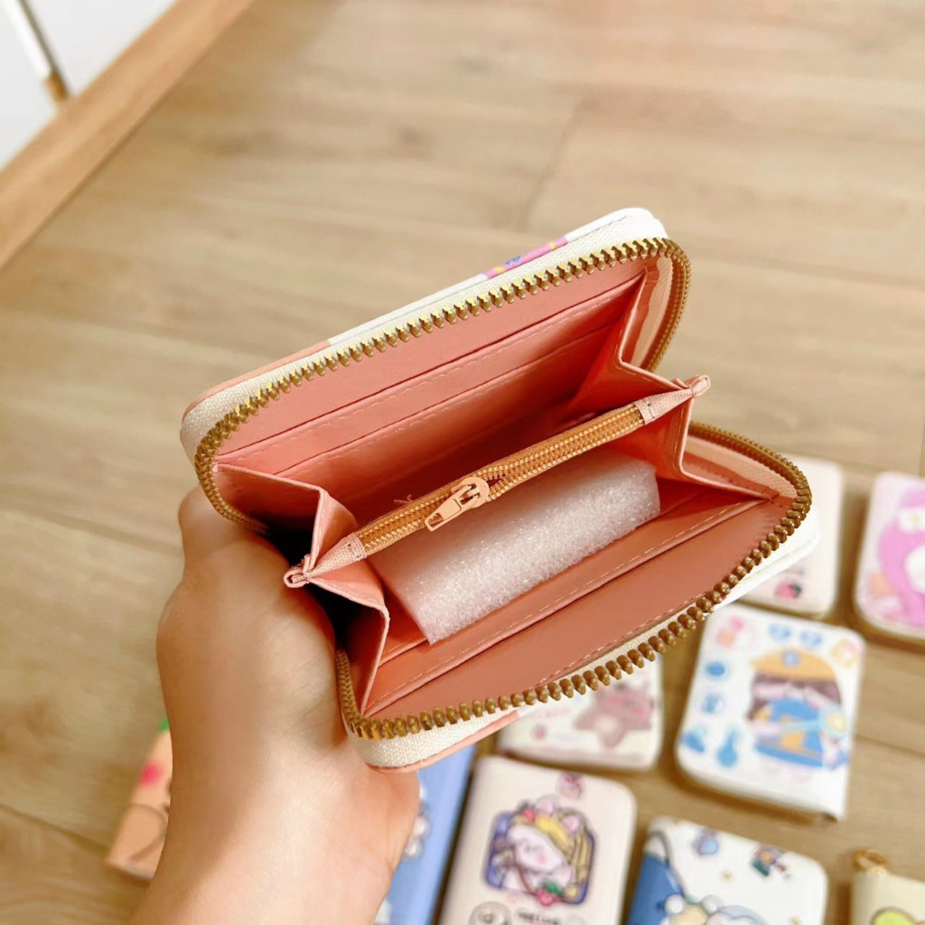 MIHOO Ví Mini Cầm Tay Đựng Tiền Nhiều Hình Cute Dễ Thương Thời Trang Cho Nữ VN368MH