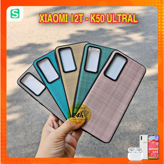 Ốp Lưng Xiaomi 12T - K50 ultral TPU dẻo giả da họa tiết vân vải siêu đẹp Ốp điện thoại Xiaomi 12T - K50 ultral