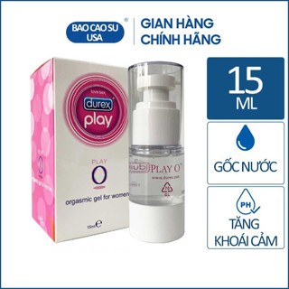 Gel bôi trơn tăng khoái cảm cho phụ nữ Durex Play O 15ml