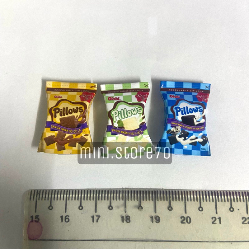 mô hình đồ chơi bánh pillows