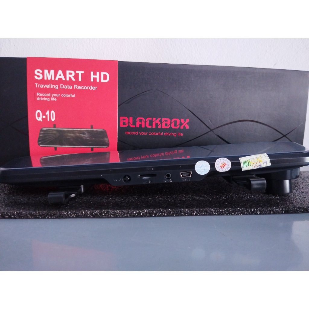 Camera Hành Trình BlackBox Q10 Kẹp Gương Cam Trước 4K, Cam Lùi 2K Dây 15m Cao Cấp Siêu Nét