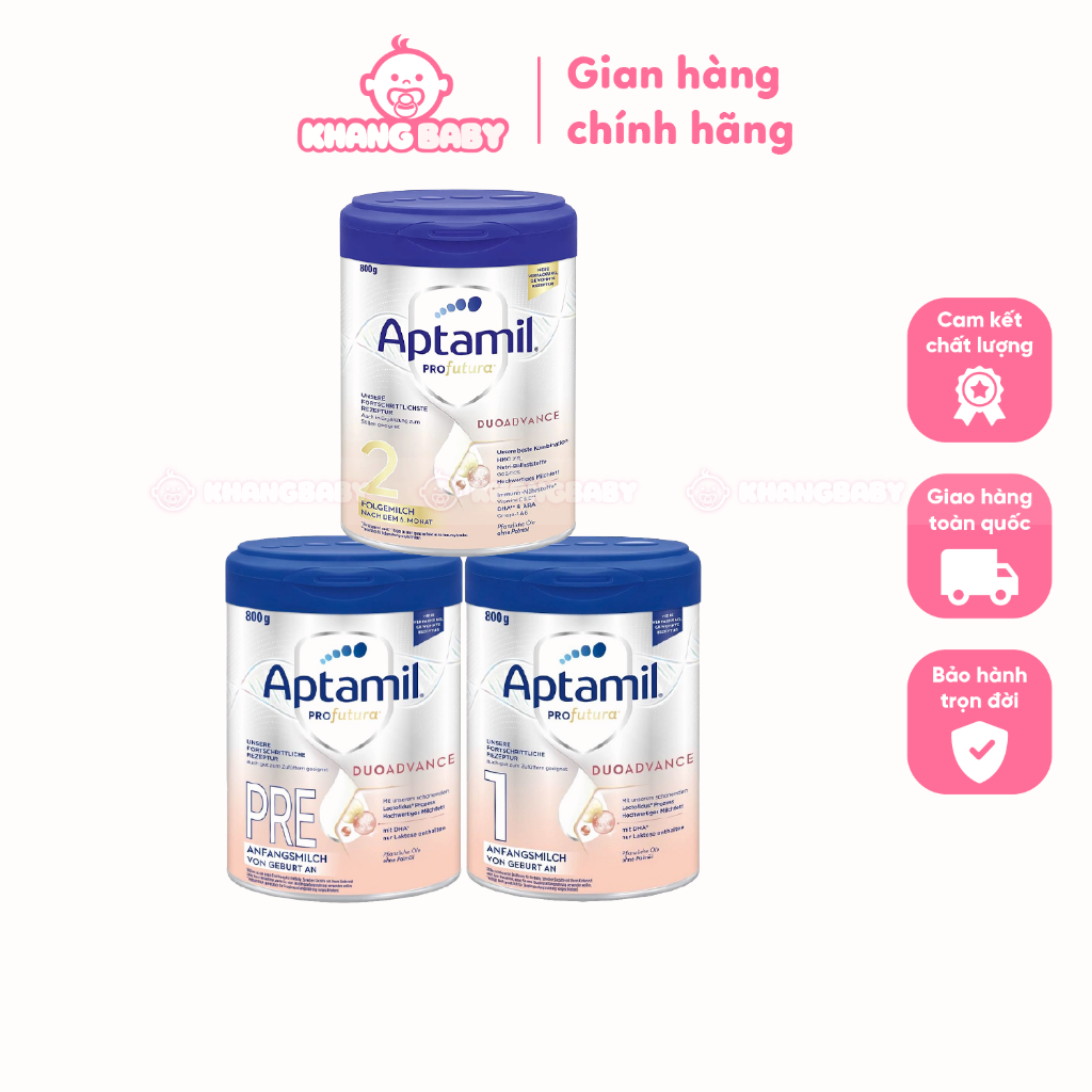 Sữa Aptamil Đức Bạc lon 800g - Shop Khang Baby