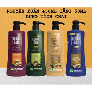 Dầu Gội Nguyên Xuân Đủ Màu Chai 450ml ( Khuyến mại 50ml dung tích chai giá không đổi)