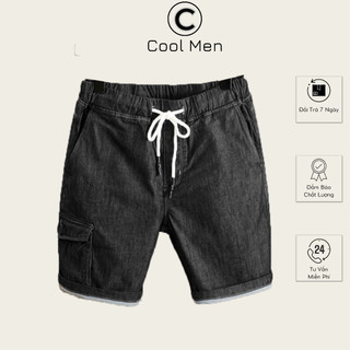 Quần short ngố jean nam cao cấp 45 -100kg