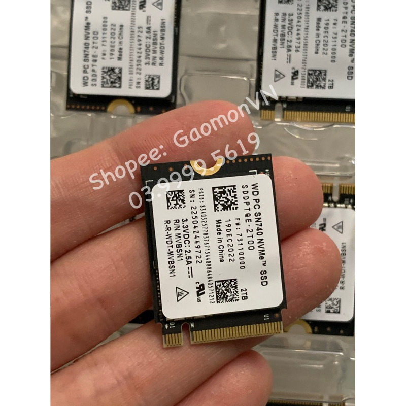 SSD SN740 1TB - 2TB New 100% Dành Cho Máy Tính, Steam Deck, Roy Ally