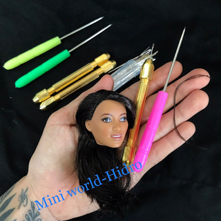 Bộ kim may tóc cho búp bê Barbie