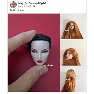Bộ kim may tóc cho búp bê Barbie