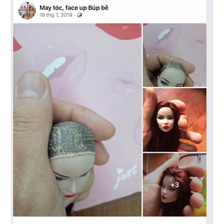 Bộ kim may tóc cho búp bê Barbie
