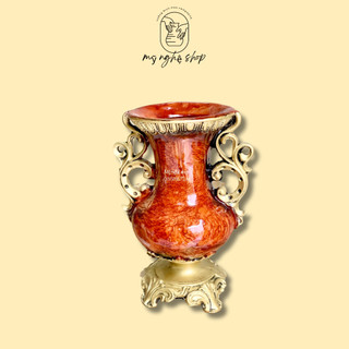 Bình hoa composite, decor, trang trí, quà tặng sinh nhật, tân gia, bình hoa giả, cao cấp mã cúp 10