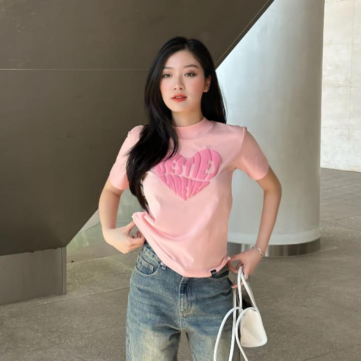 Áo Baby Tee BESTIES FOREVER - áo thun nữ baby tee dáng Fit SellerLocalbrand