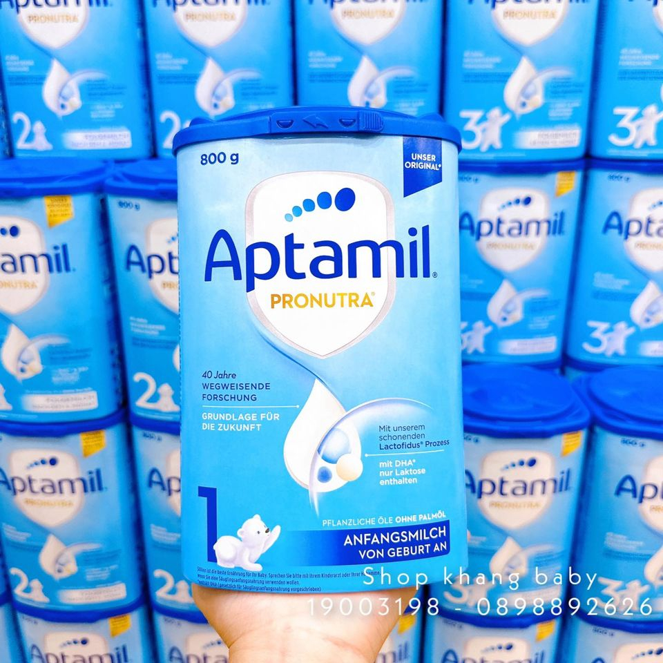 Sữa bột Aptamil xanh nội địa Đức 800g - Shop Khang Baby