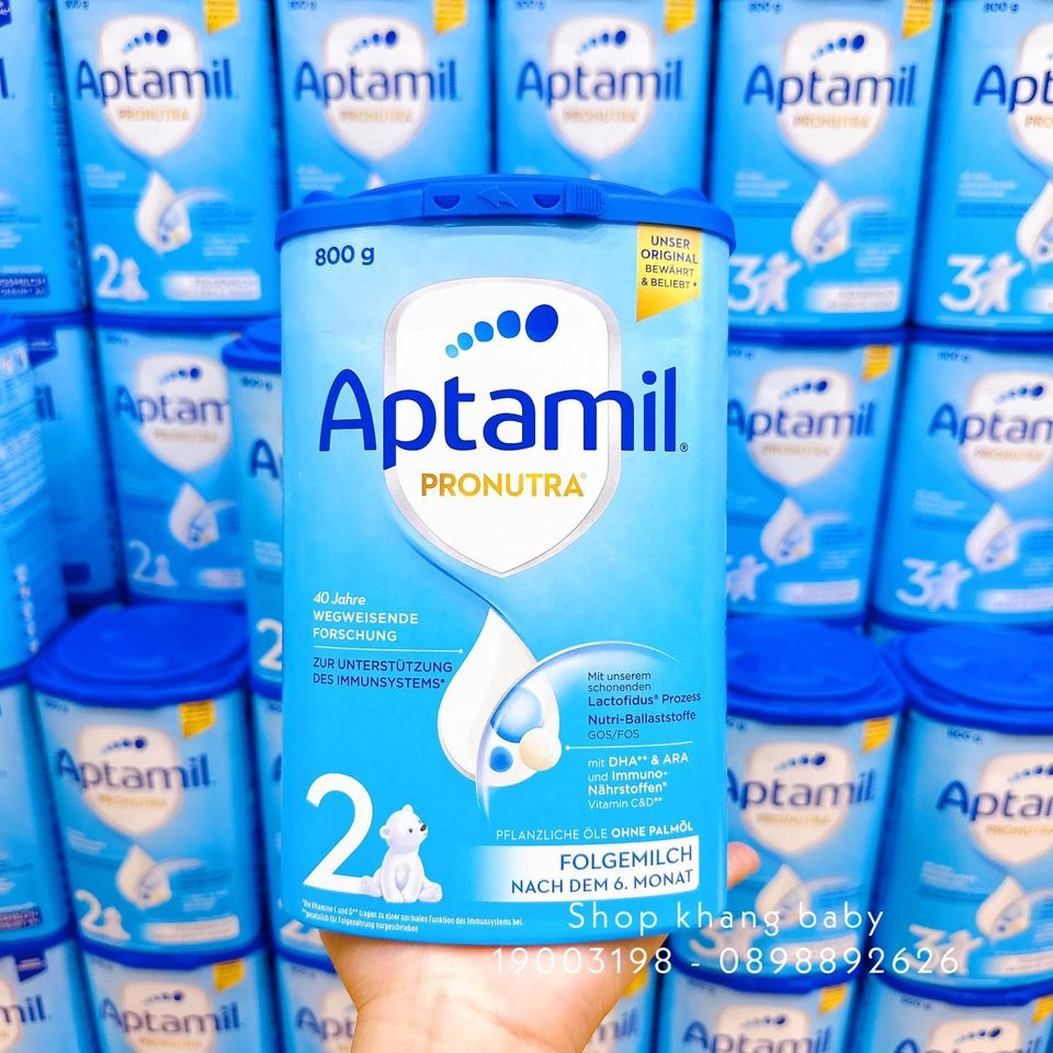 Sữa bột Aptamil xanh nội địa Đức 800g - Shop Khang Baby