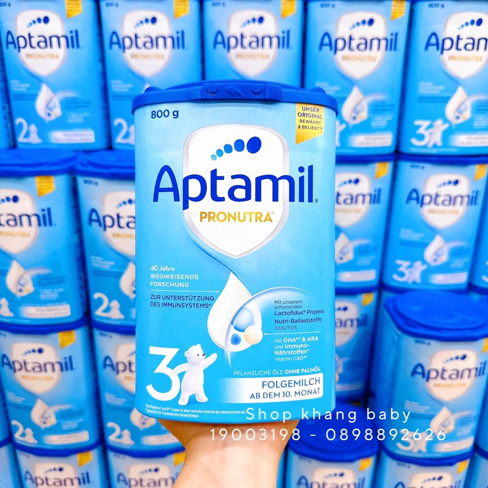 Sữa bột Aptamil xanh nội địa Đức 800g - Shop Khang Baby
