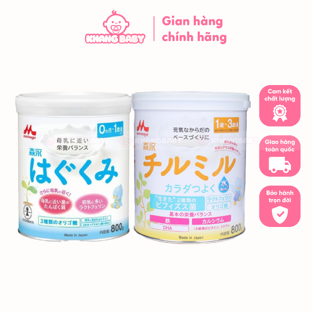 Sữa Morinaga 800g nội địa Nhật Bản - Shop Khang Baby