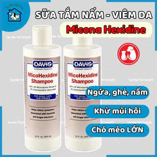 Micohexidine Davis sữa tắm ghẻ nấm viêm da cho chó mèo lớn