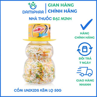 Cốm unikids kẽm dhg lọ 50g - bổ sung kẽm, khoáng chất cho trẻ