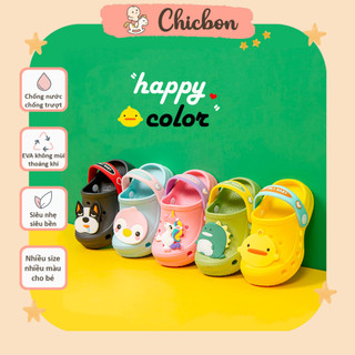 Dép trẻ em Cheerful Mario chính hãng - Sục crocs cho bé trai, bé gái, siêu nhẹ, chống trơn trượt, không mùi