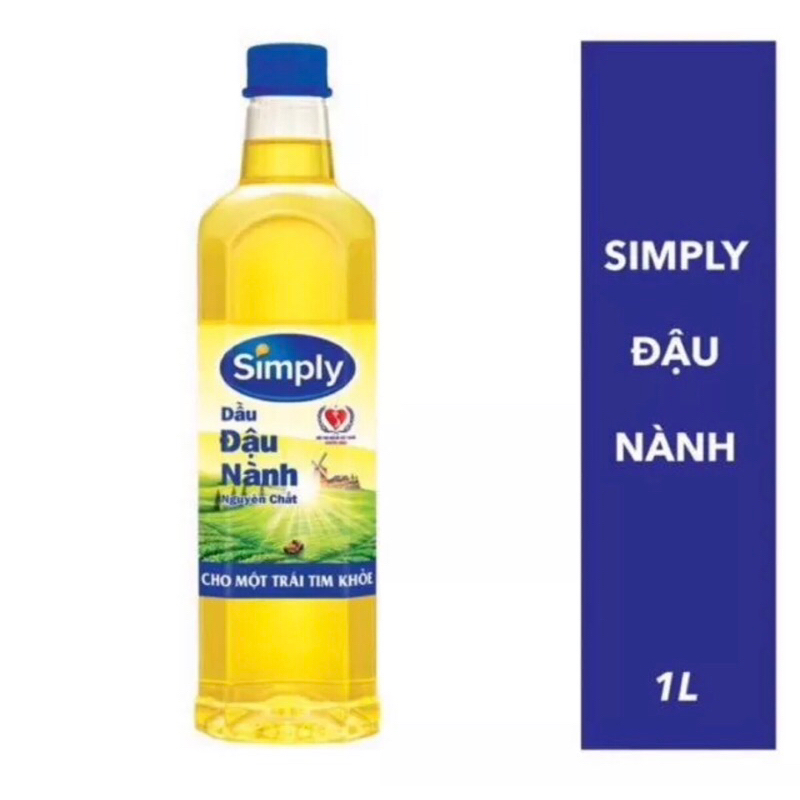 Dầu đậu nành Simply 1l