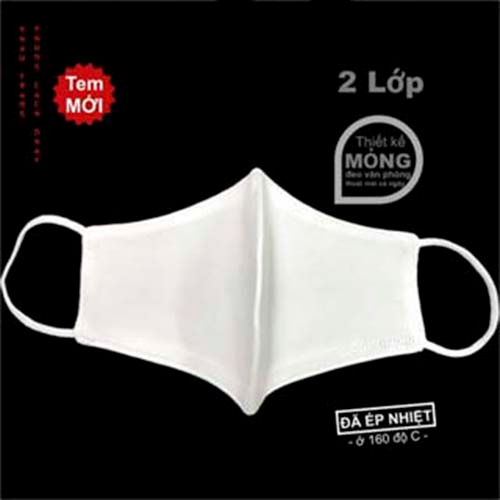 Combo 4 Khẩu Trang Vải 2 Lớp 100% Cotton