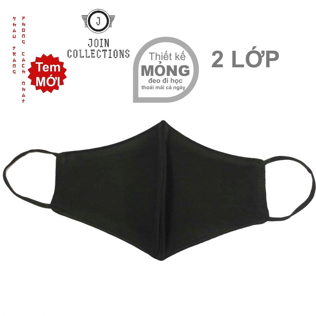 Combo 4 Khẩu Trang Vải 2 Lớp 100% Cotton