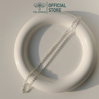 Dây chuyền bạc nữ TLEE, vòng cổ cánh phụng mềm mại nữ tính TLEE JEWELRY D0345