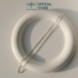 Dây chuyền bạc nữ TLEE, vòng cổ cánh phụng mềm mại nữ tính TLEE JEWELRY D0345
