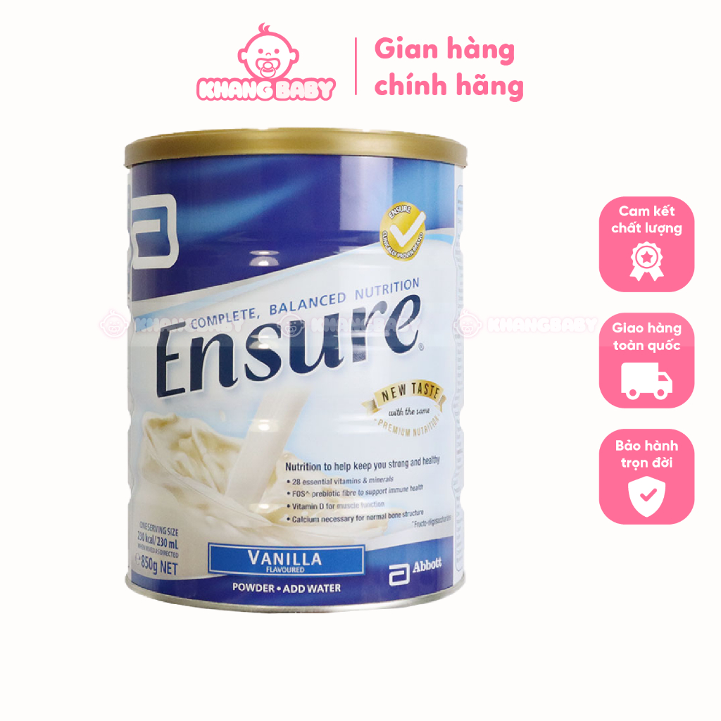 Sữa Ensure Úc 850g - Shop Khang Baby