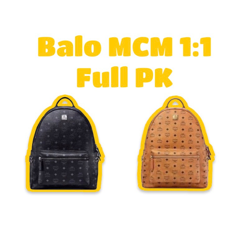 BALO MCM1:1 SIZE 40 TẶNG KÈM MÓC KHOÁ CÙNG MÀU DU LỊCH ĐI CHƠI