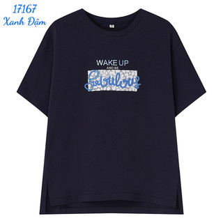 Áo thun Tshirt BIGSIZE chữ WAKE 17167