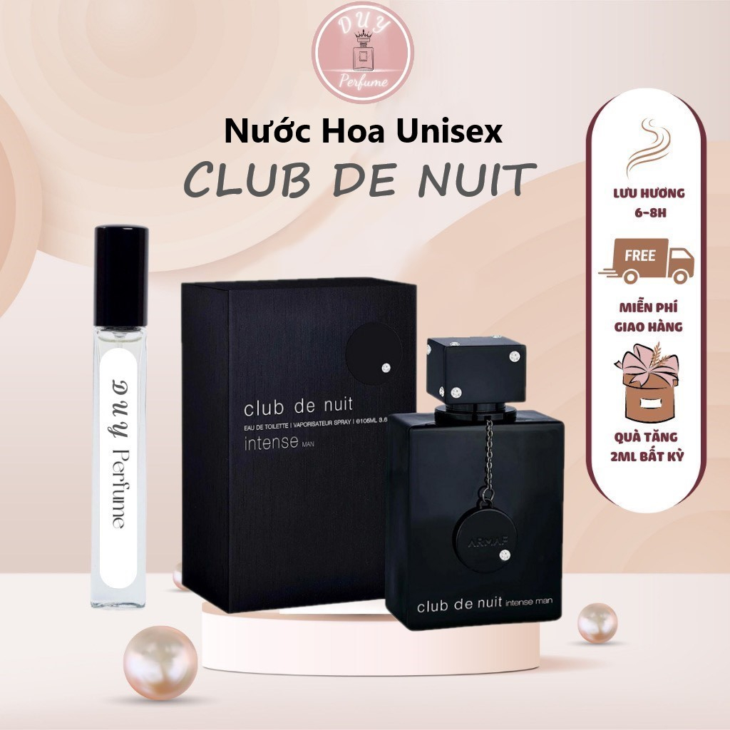 Nước hoa nam nữ Armaf Club De Nuit Intense For Man 100ml - Hương thơm ấm áp, hiện đại và nam tính - D U Y Perfume