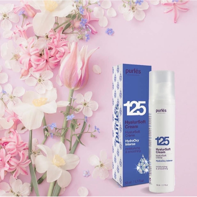 Purles 125 HYALURSOFT CREAM - Kem Dưỡng Ẩm Chuyên Sâu, Nuôi Dưỡng, Ngăn Ngừa Lão Hóa Da