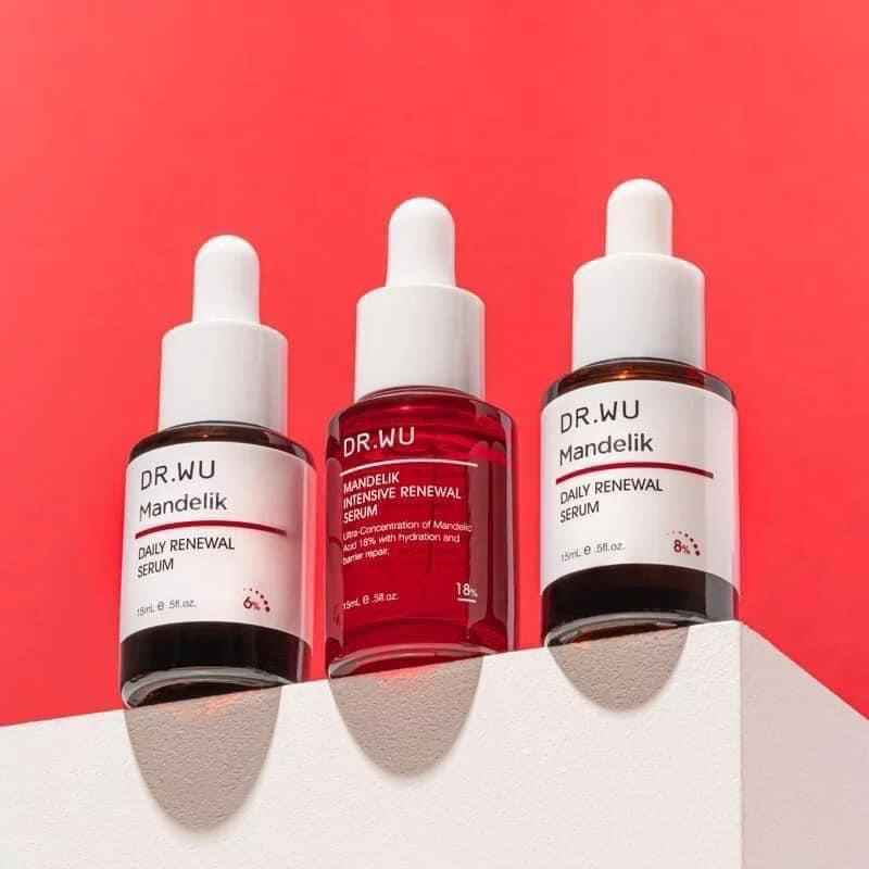 DR.WU Serum Tái Tạo Da Mandelic Acid 8% và 18%