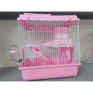 Lồng ếch hai tầng nắp mica 28 x 21 x 30 cm