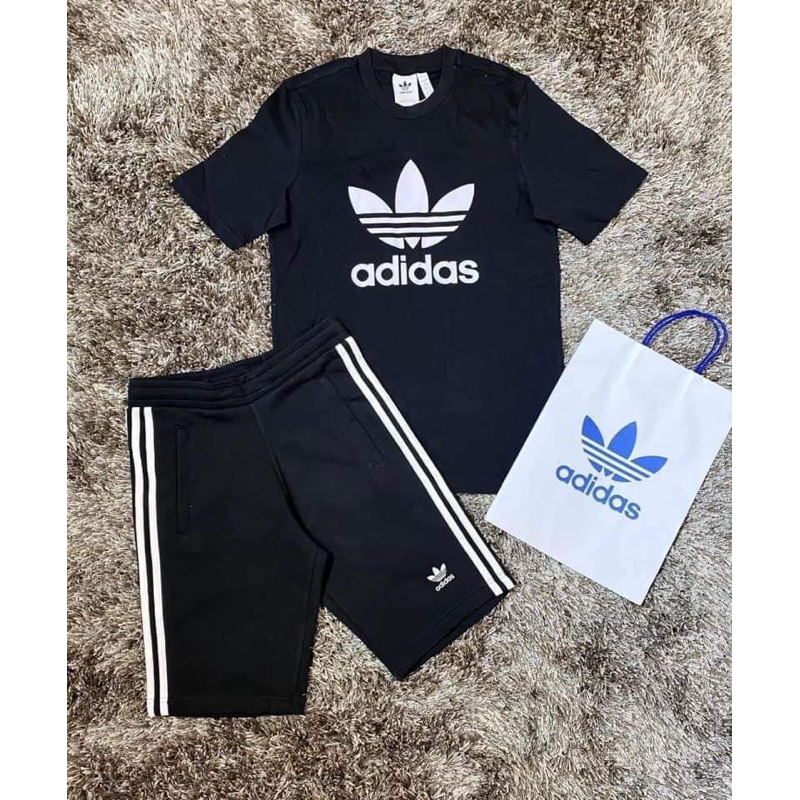 SET QUẦN ÁO THUN A.D.I.D.A.S LOGO BA LÁ
