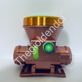 Đèn đội đầu nhỏ gọn, Đèn pin đội đầu choá đồng, ánh sáng trắng siêu sáng, chiếu xa 100m