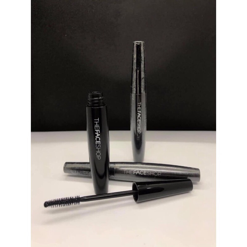 Chuốt mi mascara The face shop cong dày tự nhiên