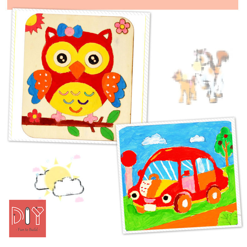 Tranh tô gỗ 15 x 17.5 cm có đế để bàn